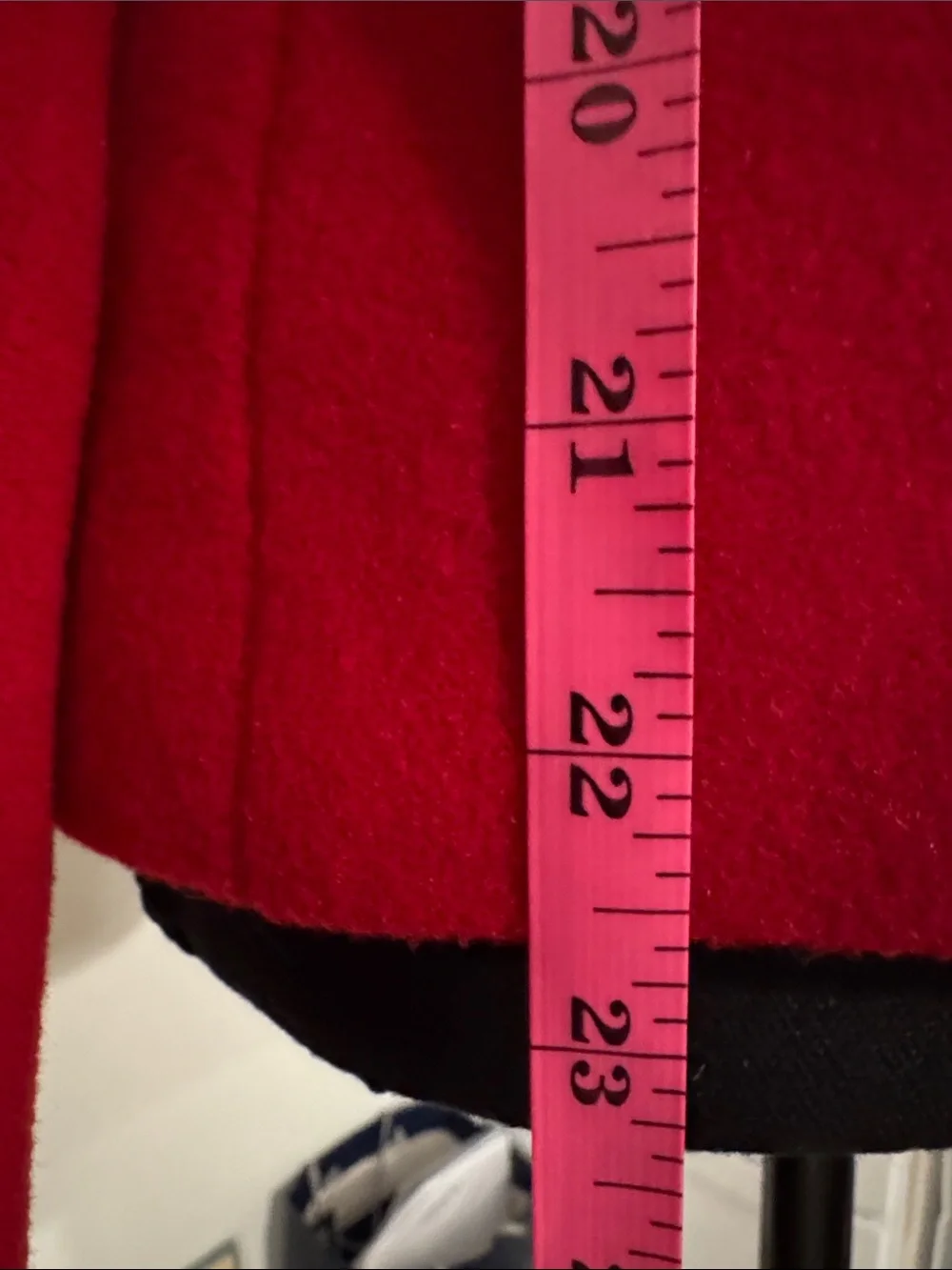 Women's Red Tailored Button-Front Blazer